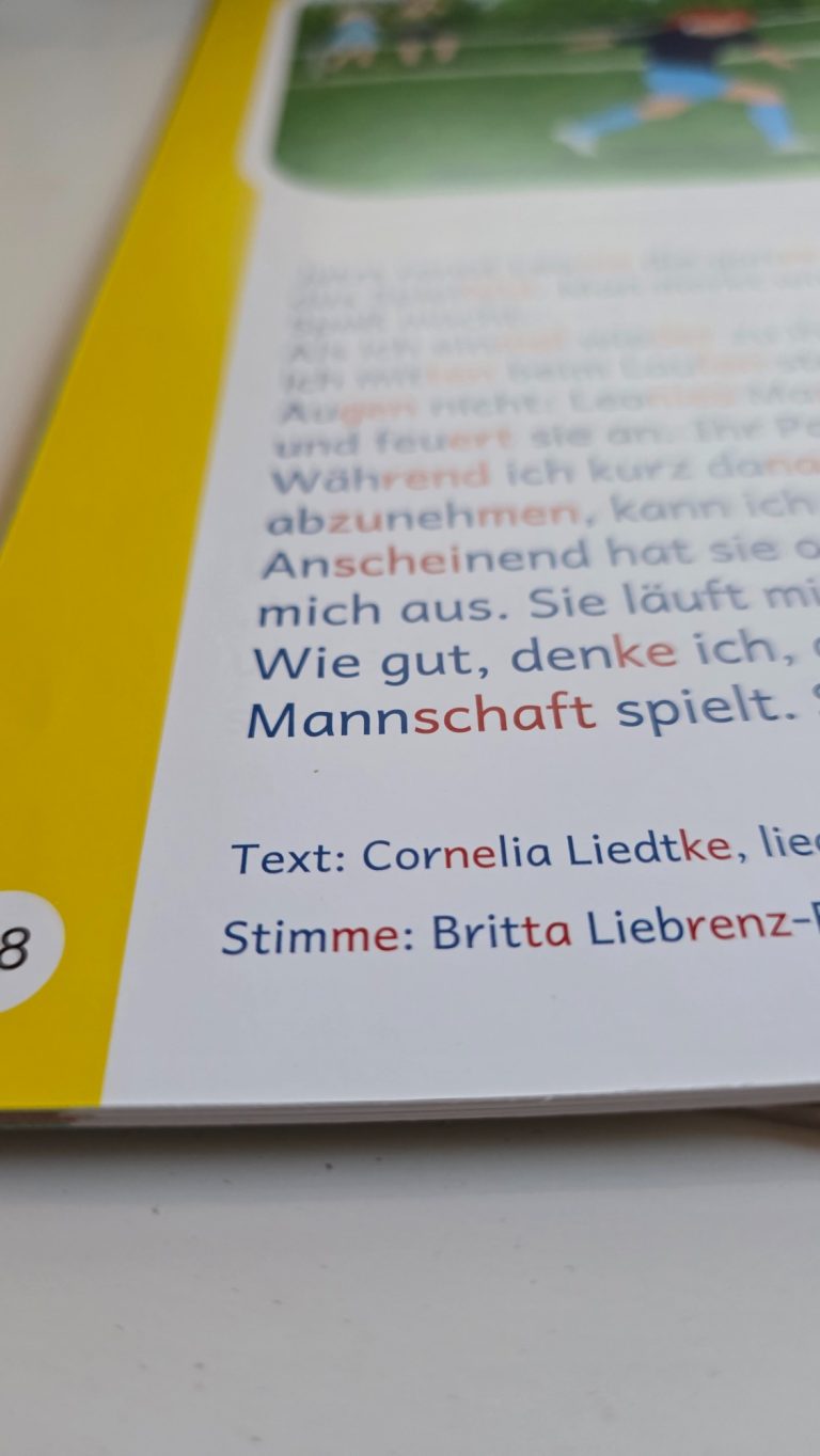 Textausschnitt Liesmit 1. Ausgabe