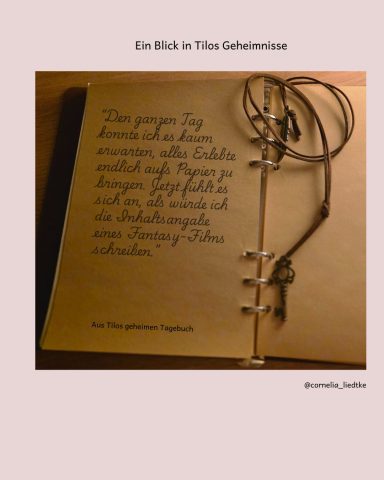 Einblick in Tilos geheimes Tagebuch Ein Spruch aus Tilos geheimen Tagebuch